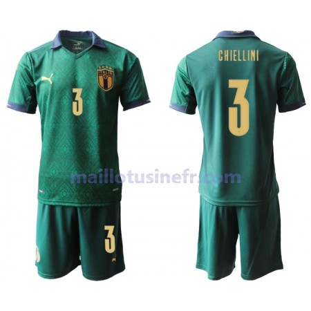 Maillot de Foot Italie Chiellini 3 Troisième UEFA EURO 2020 - Enfant
